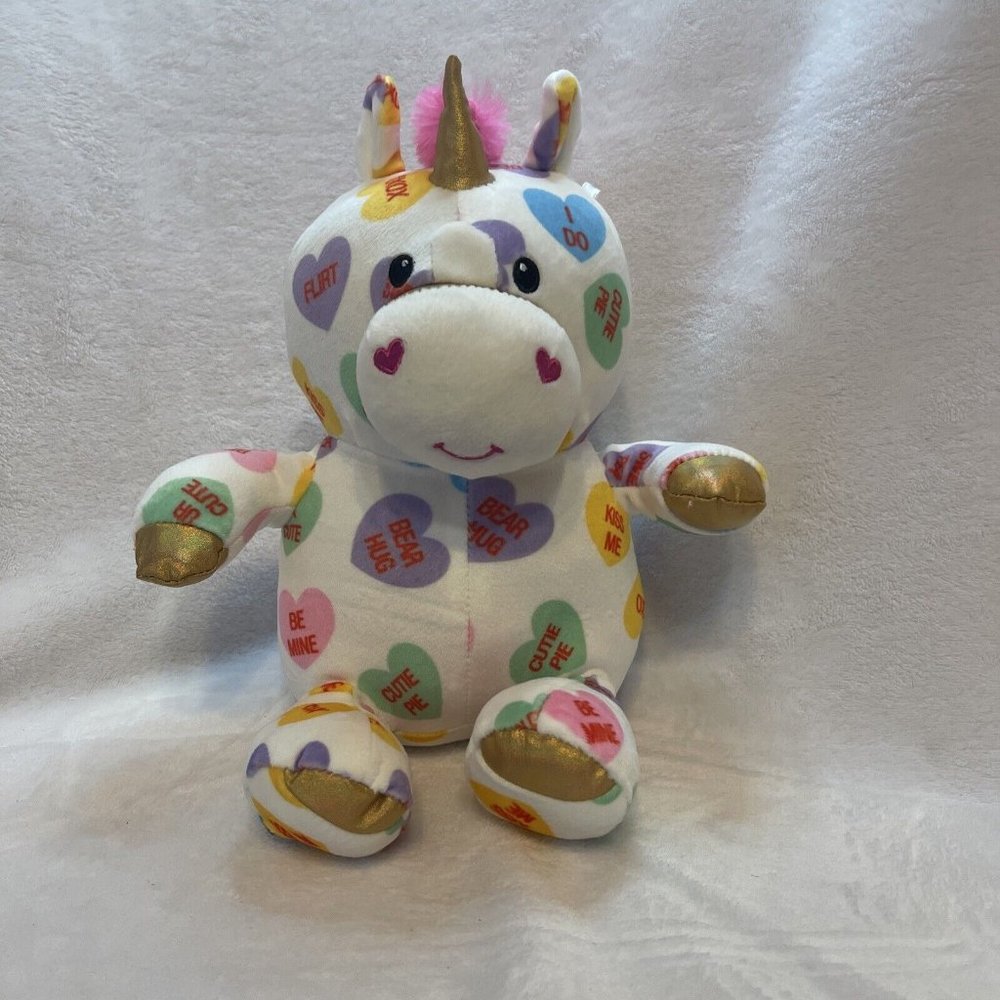 Sweethearts‎ Candies Unicorn Plush 10" Spangler Candy Company Animal Adventure